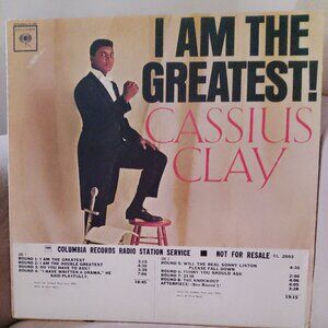 VINTAGE Cassius Clay "I Am The Greatest" RARE Promotional Album